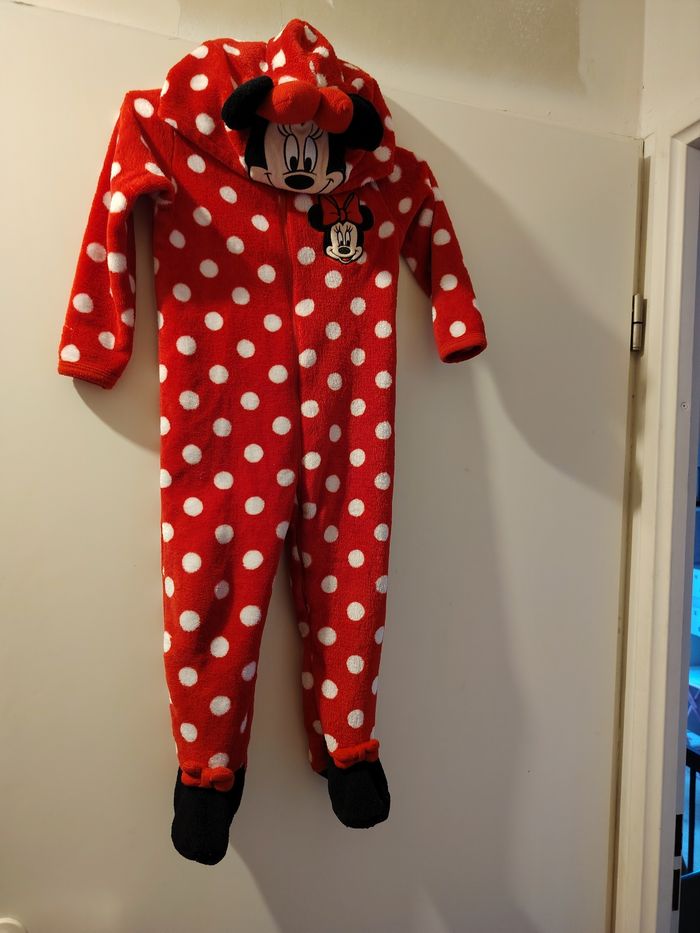 Pyjama une pièce bébé fille Minnie 24/36 mois Disney Baby - photo numéro 3
