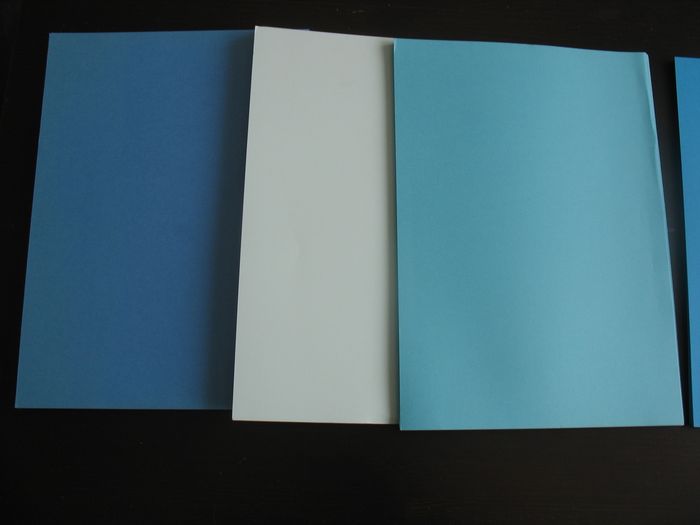 LOT DE 198 FEUILLES A4 - TON BLEU - 90 GR ET 120 GR n°31 - photo numéro 2