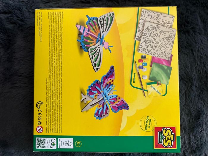 SES Creative 14035 - Décoration de papillons en bois - photo numéro 2