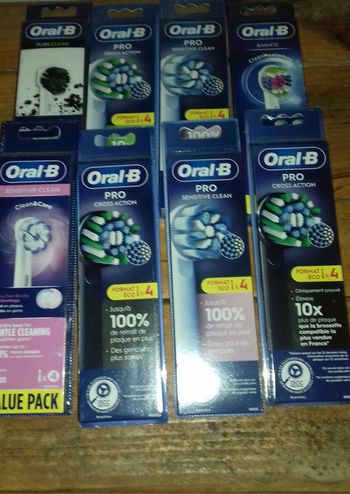 Brossettes oralb 60€