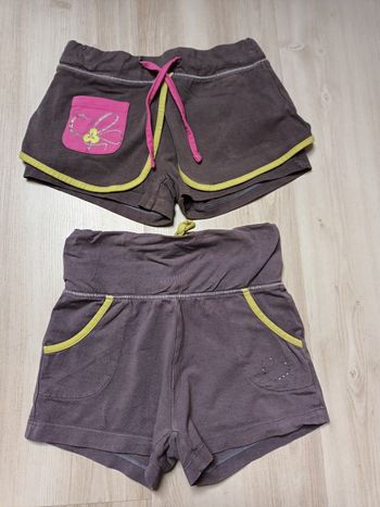 Lot shorts 8 ans