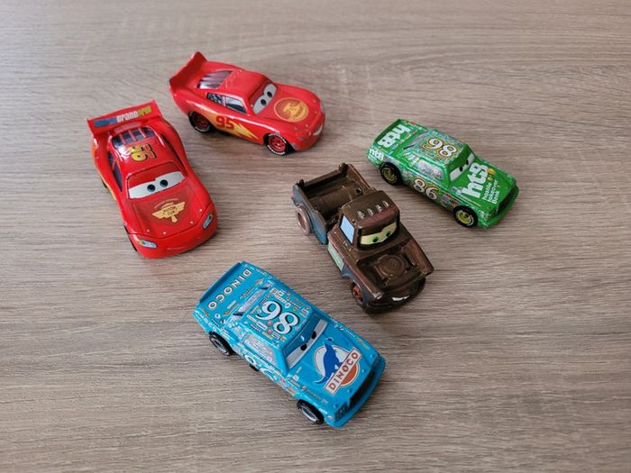 Lot de 5 voitures Cars