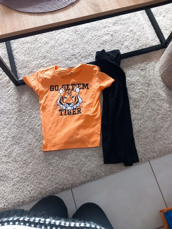 Pyjama coton tigre 3/4 ans