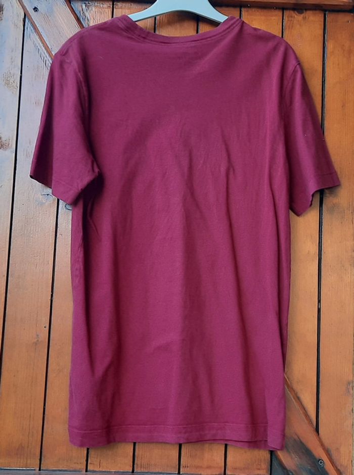 T-shirt bordeaux, Nike, Taille S - photo numéro 2