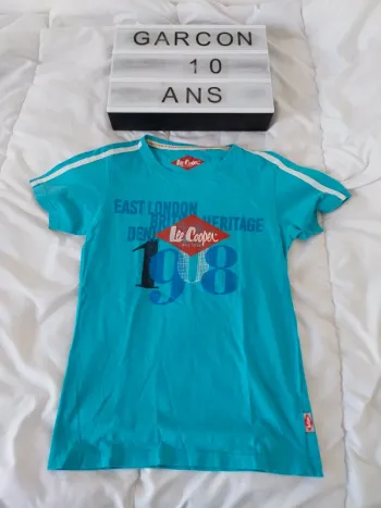 Tee-shirt manche courte garçon 10 ans