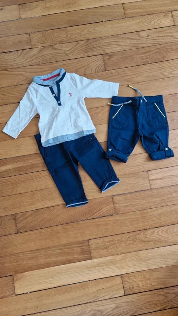 Lot de vêtements Obaibi état neuf - 6 mois