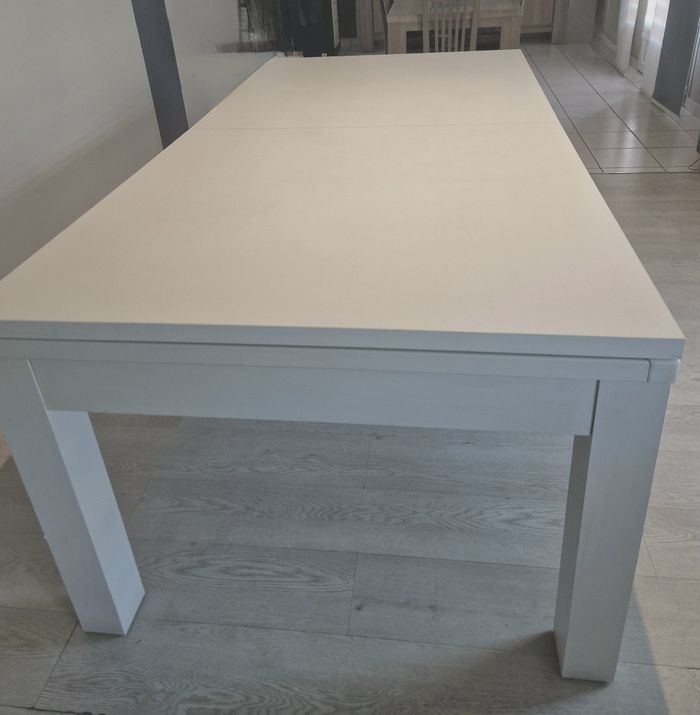 Table Billard Convertible Blanche 2 en 1 – Élégante & Pratique - photo numéro 5