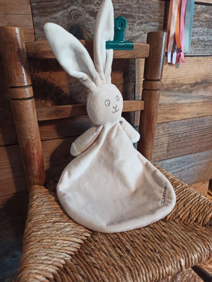 Doudou lapin Clarins tbe - photo numéro 3