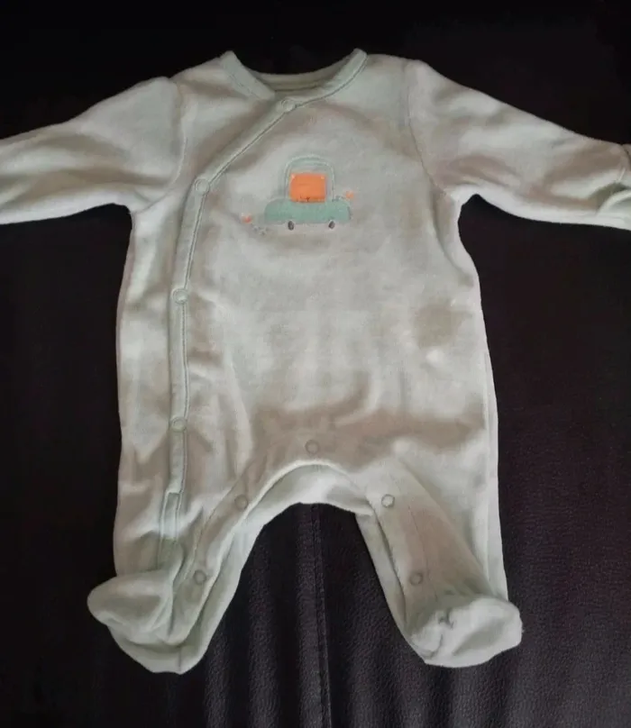 Ensemble pyjama et bodie naissance 50 cm - photo numéro 4
