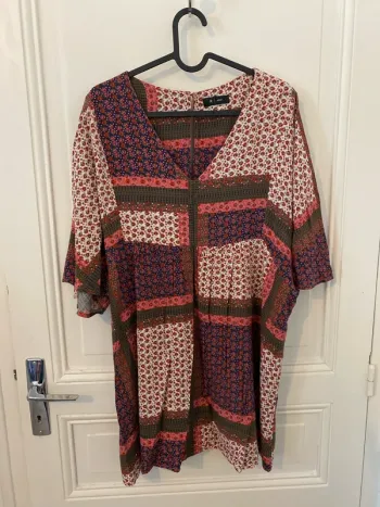 Robe courte à fleurs La Redoute