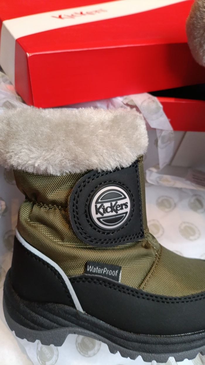 botte de neige waterproof garçon kickers T21 - photo numéro 3