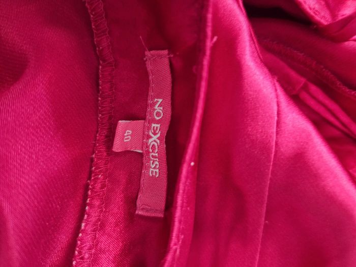 Nuisette rouge effet satin taille 40 - photo numéro 10