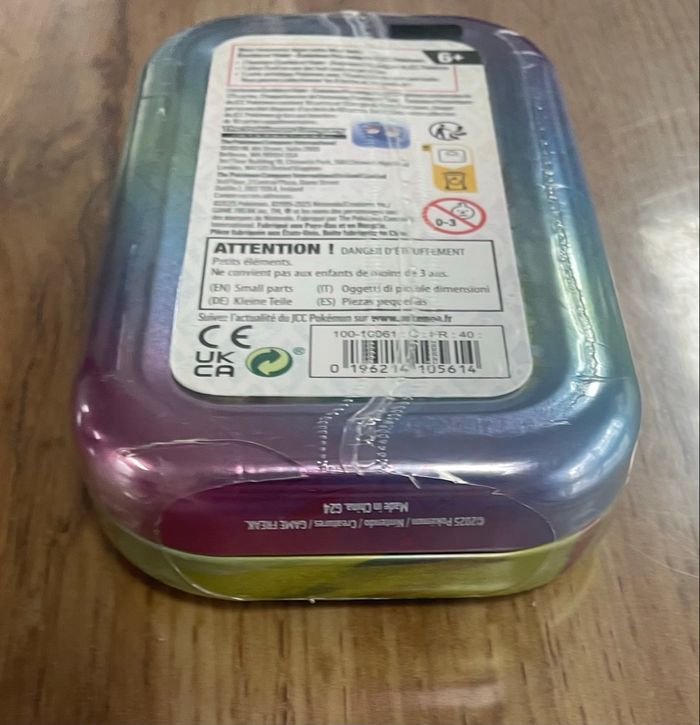 Pokémon mini tins Mentali évolutions prismatiques EV 8.5 écarlate et violet - photo numéro 3