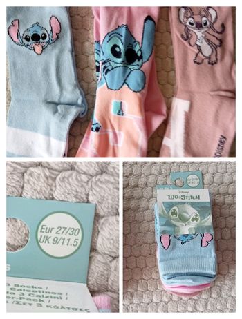3 paires de chaussettes Stitch 27/30