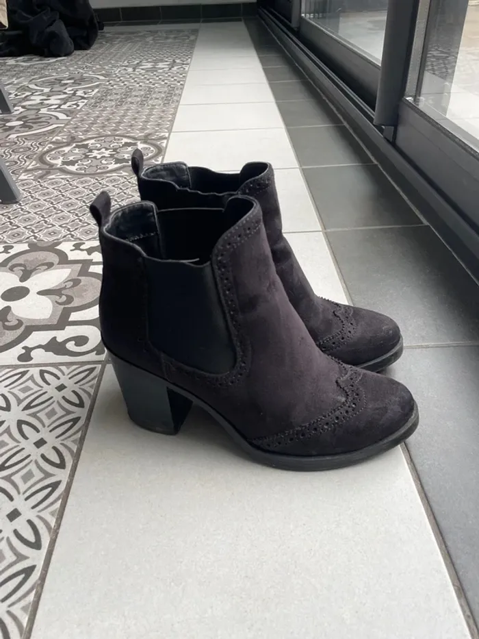 Bottes daim femme 38 - photo numéro 3