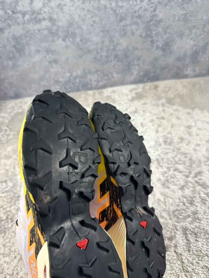 Salomon SpeedCross 6 - Purple & Yellow & Orange - photo numéro 10