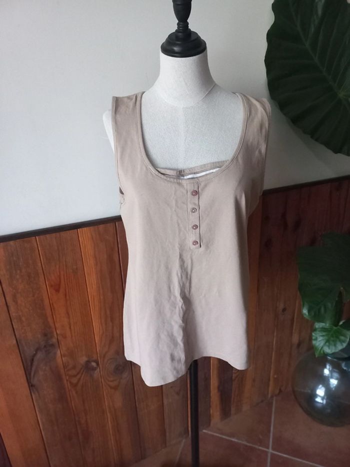 Débardeur beige