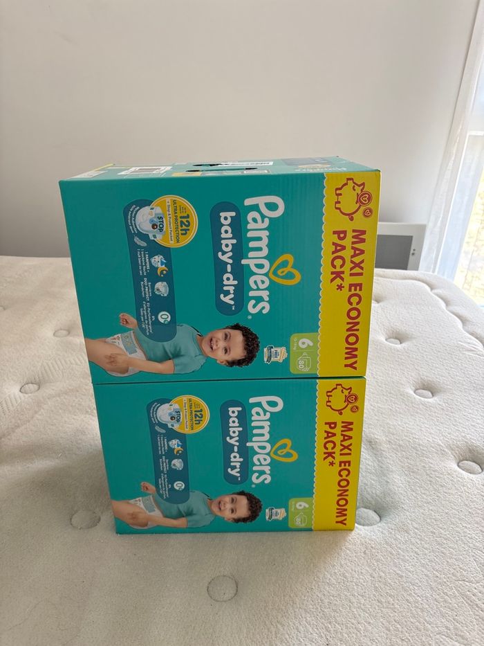 160 couches Pampers baby dry taille 6 - photo numéro 3