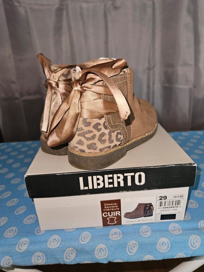 Bottines léopard avec nœud 29 - photo numéro 5