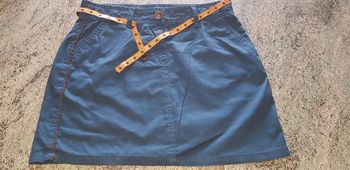 Jupe courte bleu canard
