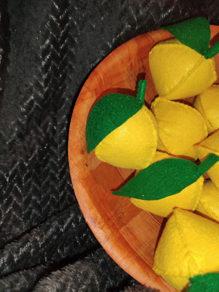 Citron en feutrine - photo numéro 2