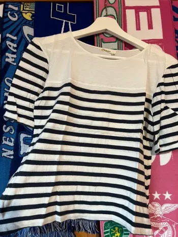 Teeshirt rayé marine bizzbee