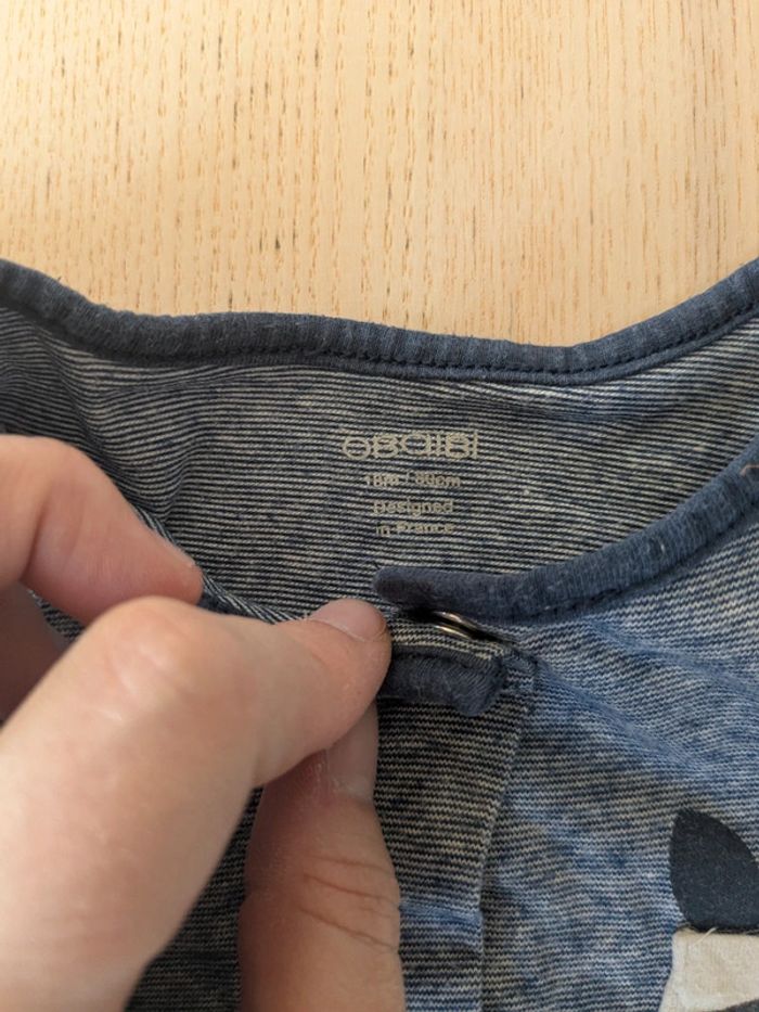 Combi été Obaïbi taille 18 mois - 80cm - photo numéro 3