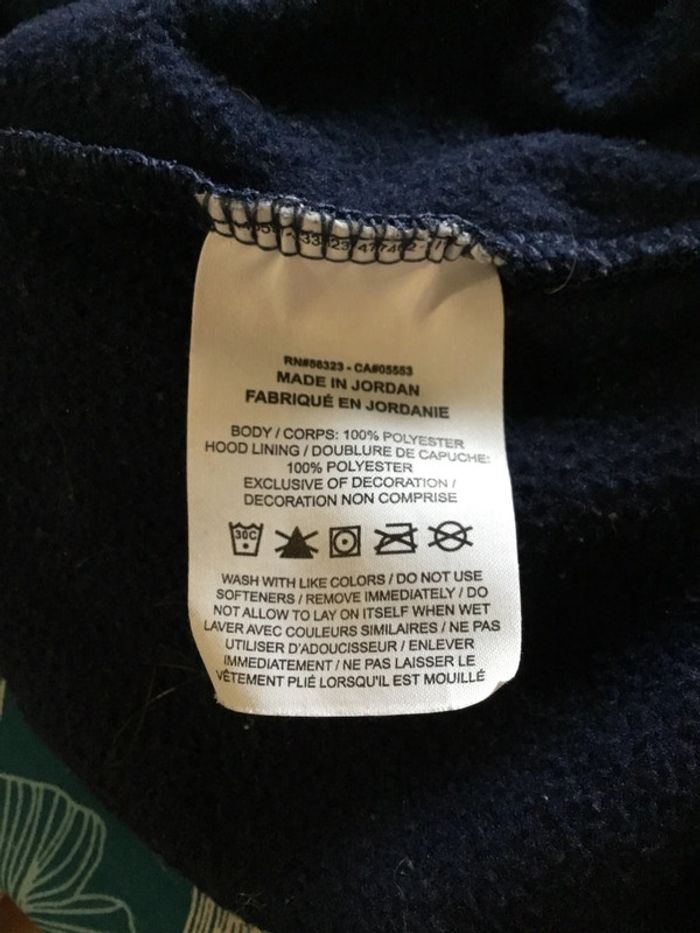 Sweat à capuche pour femme Nike Dri Fit bleu marine taille S 116 - photo numéro 13