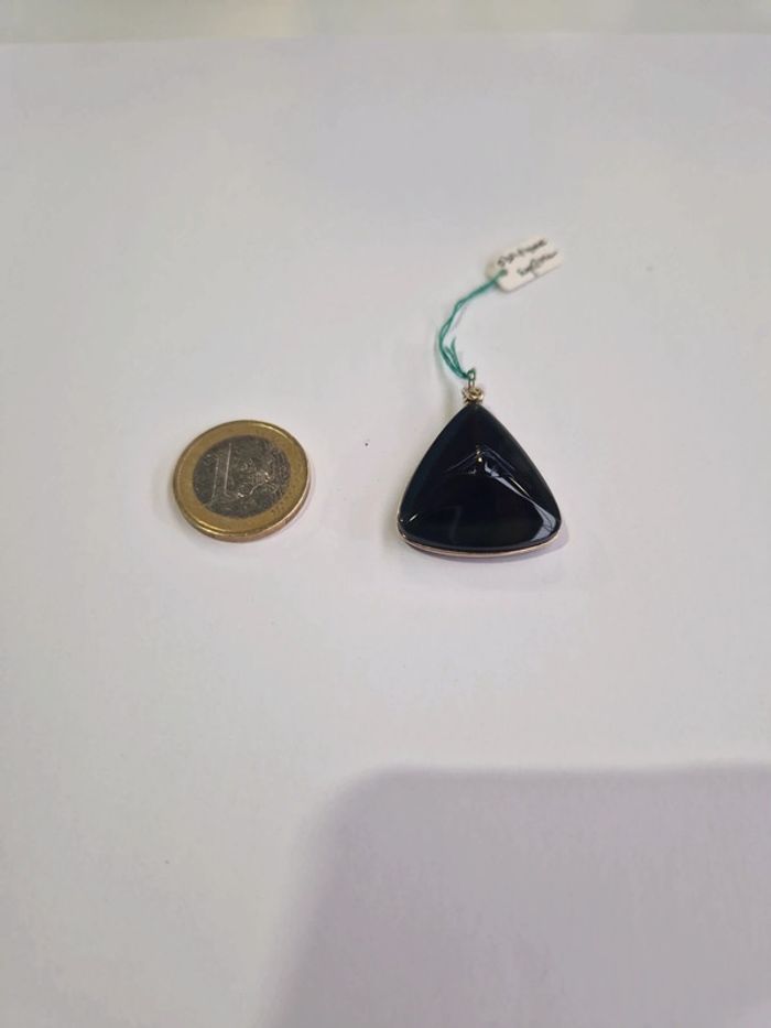 Pendentif obsidienne arc en ciel suprême oeil
