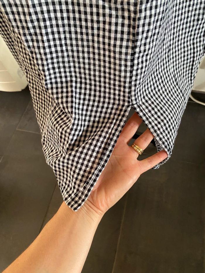 Robe vichy blanche et noire Pimkie taille 38 / 40 - photo numéro 6