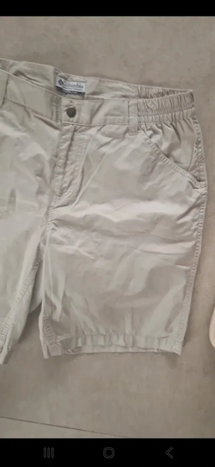 Short  randonnee cargo beige  Colombia vintage m - photo numéro 6