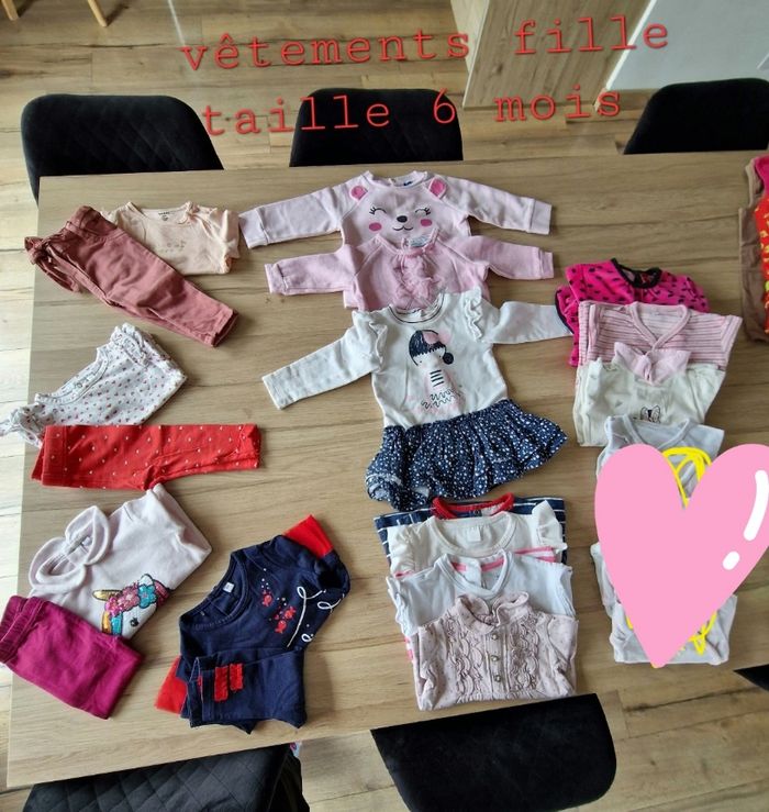 Lot vêtements fille