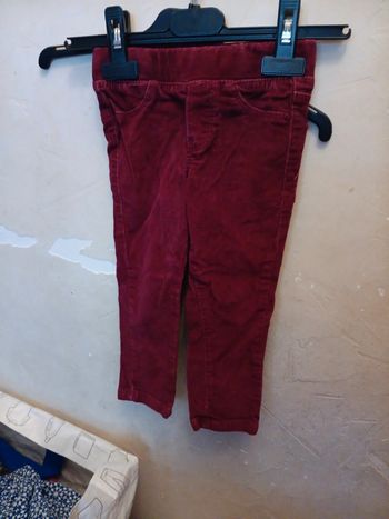 Rmtregging en velour 2 ans okaidi