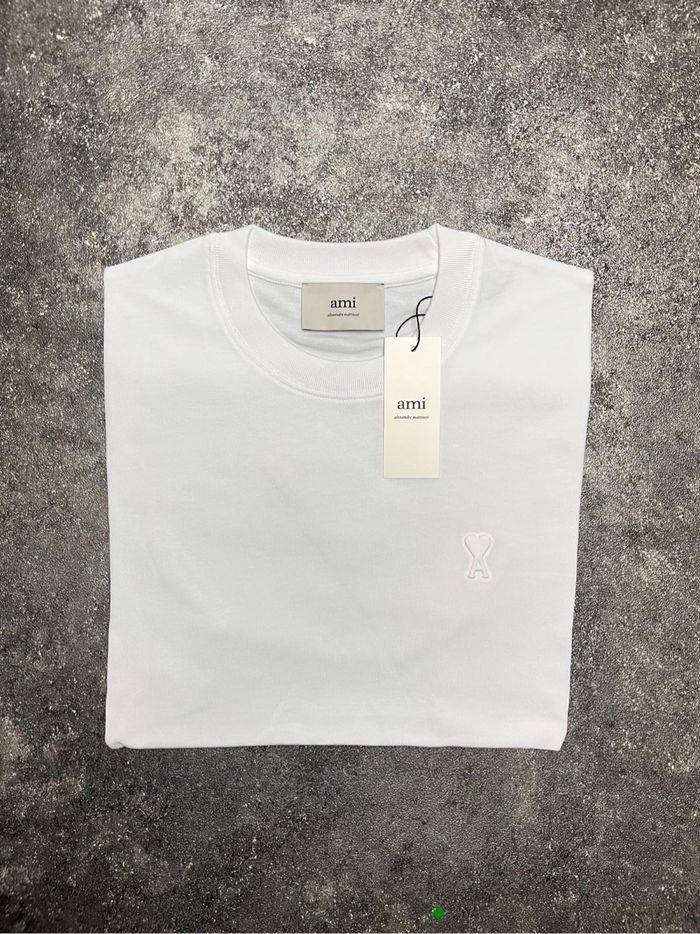 T-shirt blanc ami de cœur en coton biologique. - photo numéro 3