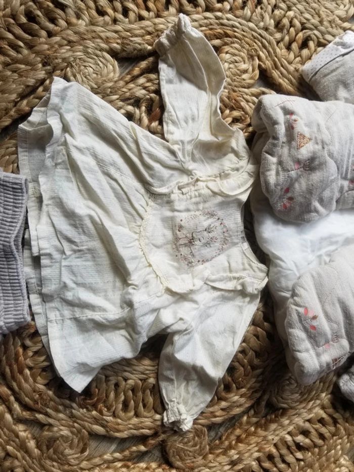 Ensemble biche bébé fille 1 mois orchestra - photo numéro 3