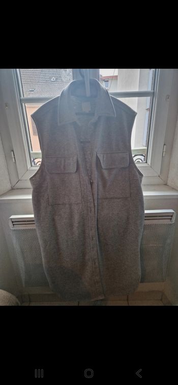 Robe chemise sans manche