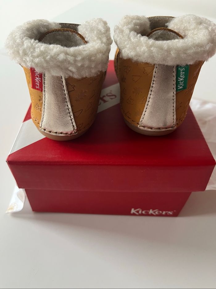 Bottine jaune or kickers - photo numéro 5