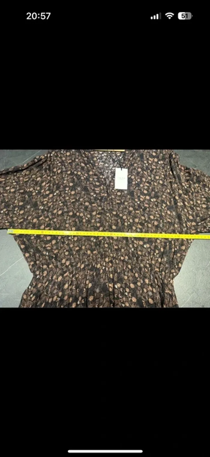 Robe longue fleurie YAYA Women T40 – Neuve avec étiquette - photo numéro 7