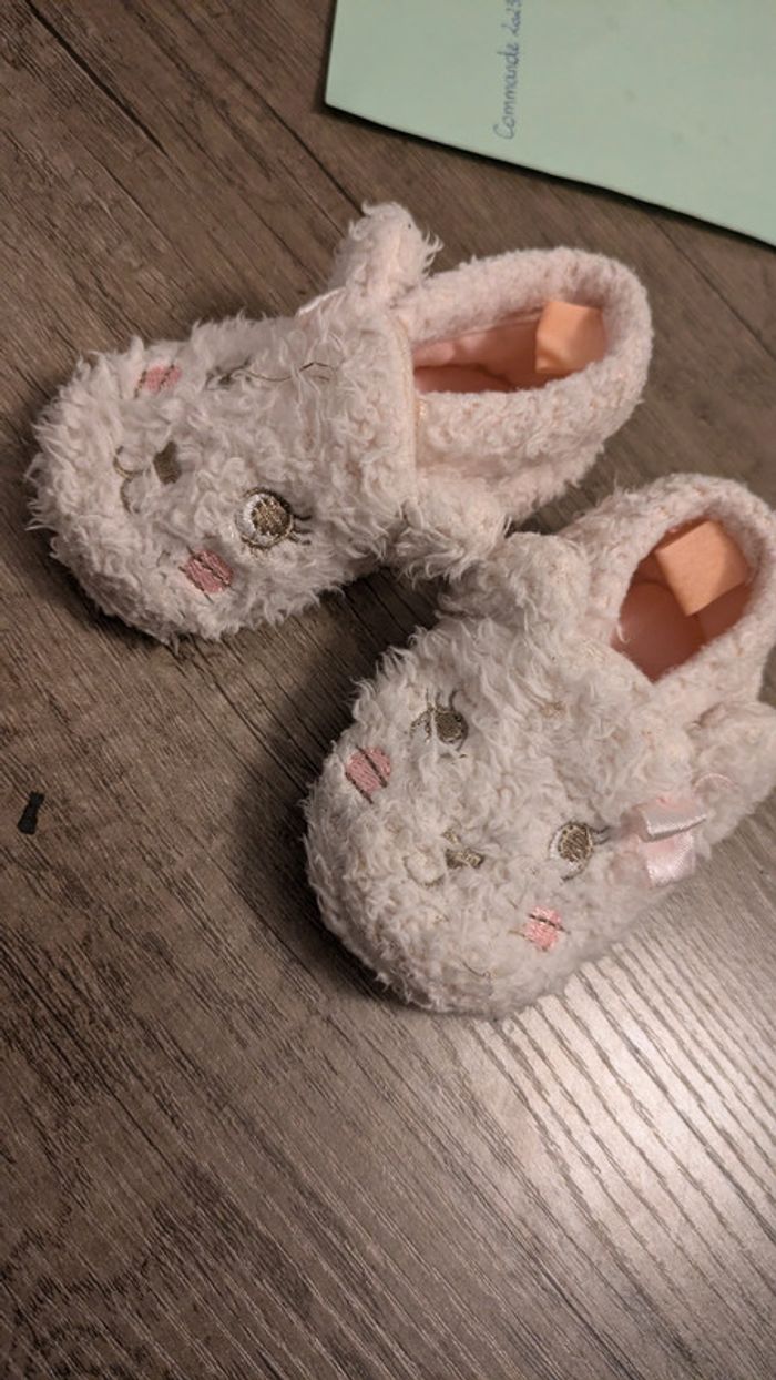 Chaussons lapins tout doux