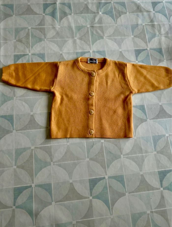 Gilet mixte- fille ou garçon - bébé - 12 mois - 1 an - La Mar Maille / Duger - Neuf