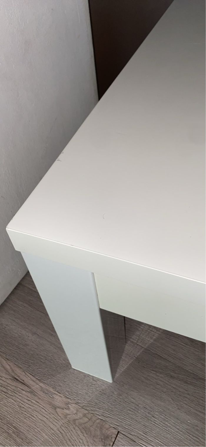Table basse blanche laquée - photo numéro 4