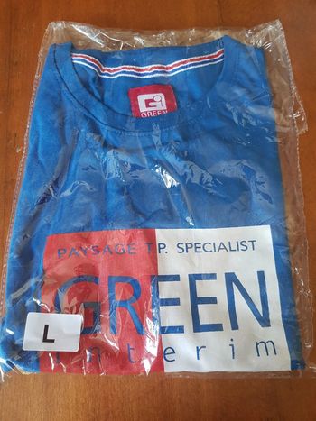 Tshirt large Green intérim taille L homme