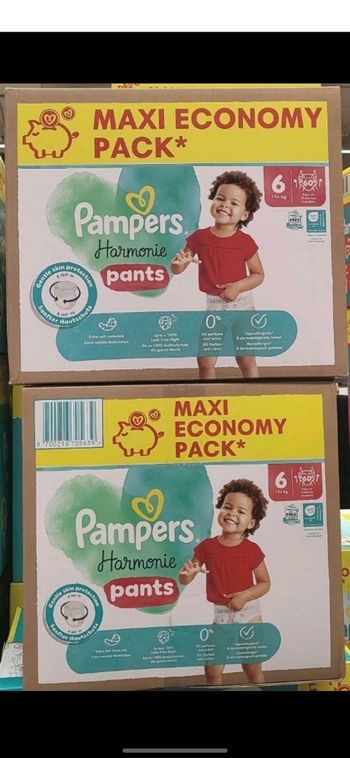 Couches pampers harmonie pants T6
