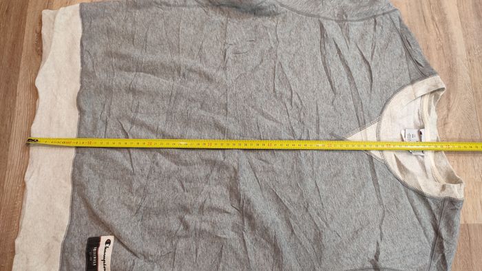 Vêtement Homme Sweatshirts Sweats pull blanc gris Champion taille M #Retrostreet - photo numéro 6
