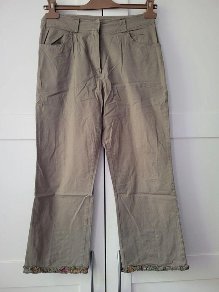 Pantalon coupe corsaire