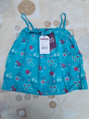 Débardeur fluide turquoise