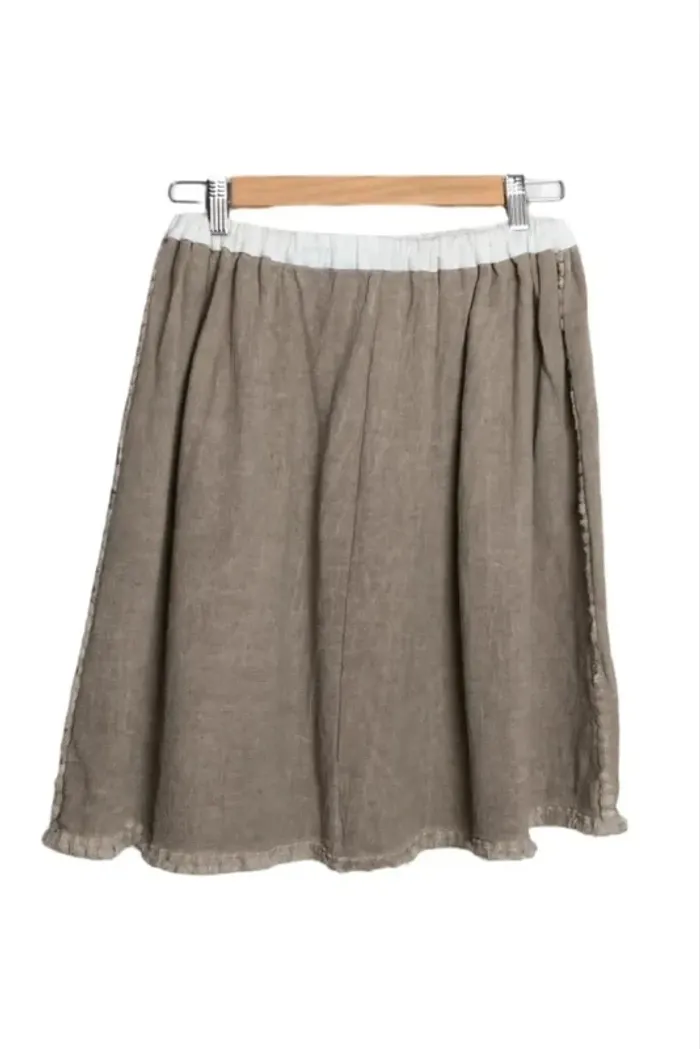 Jupe midi upcyclée par Tilli – Création unique - photo numéro 6