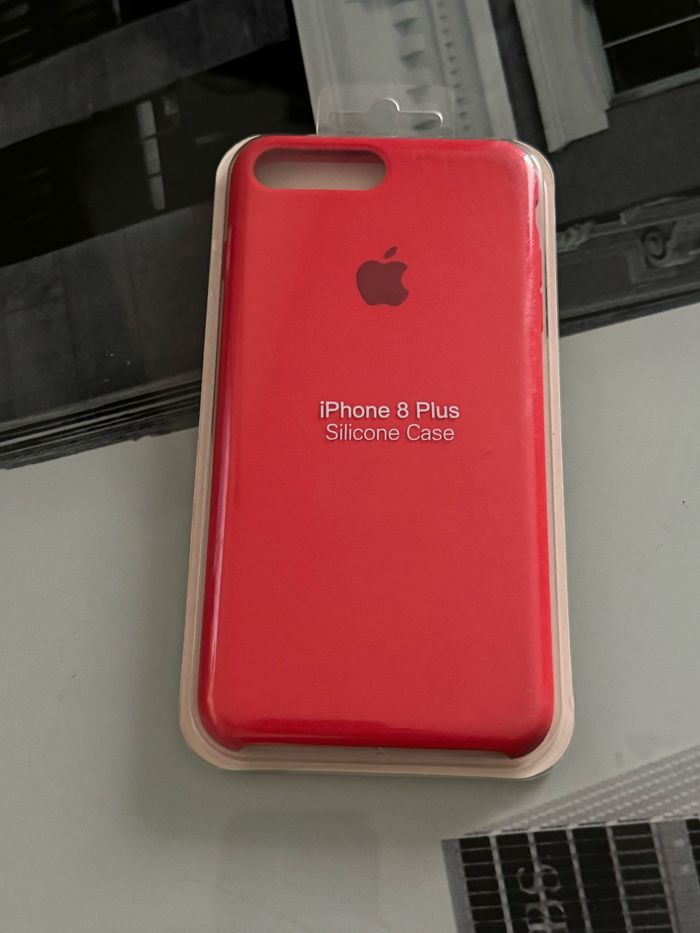 Coque silicone iPhone 7+ 8+ neuve