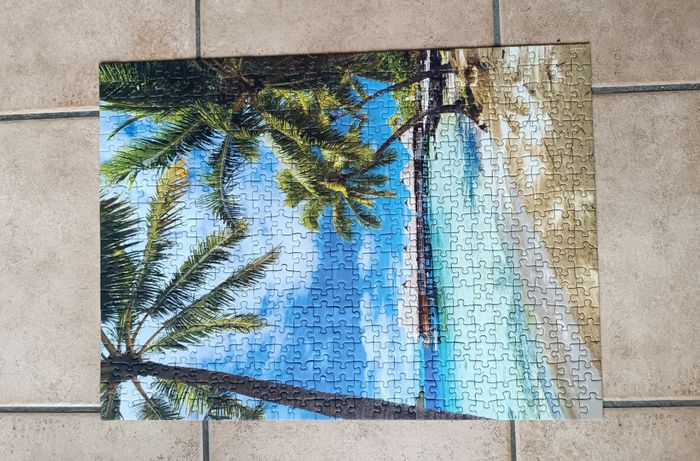 Puzzle 500 pièces plage et Cocotiers - photo numéro 2