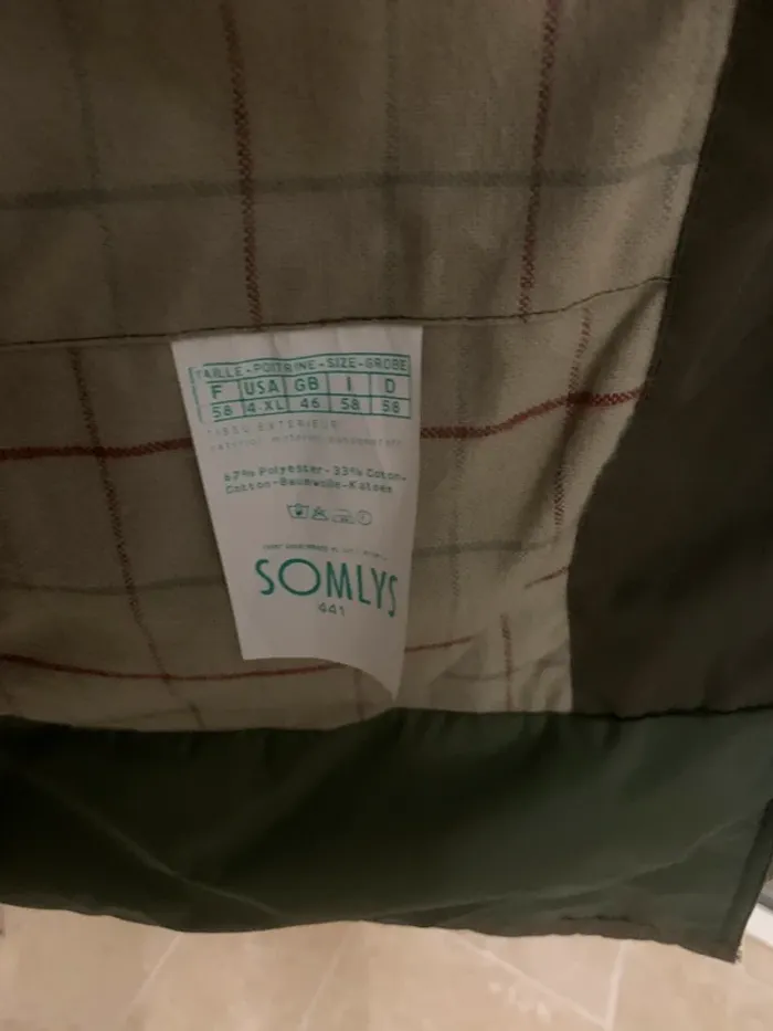 Parka somlys T56/58 neuve - photo numéro 5